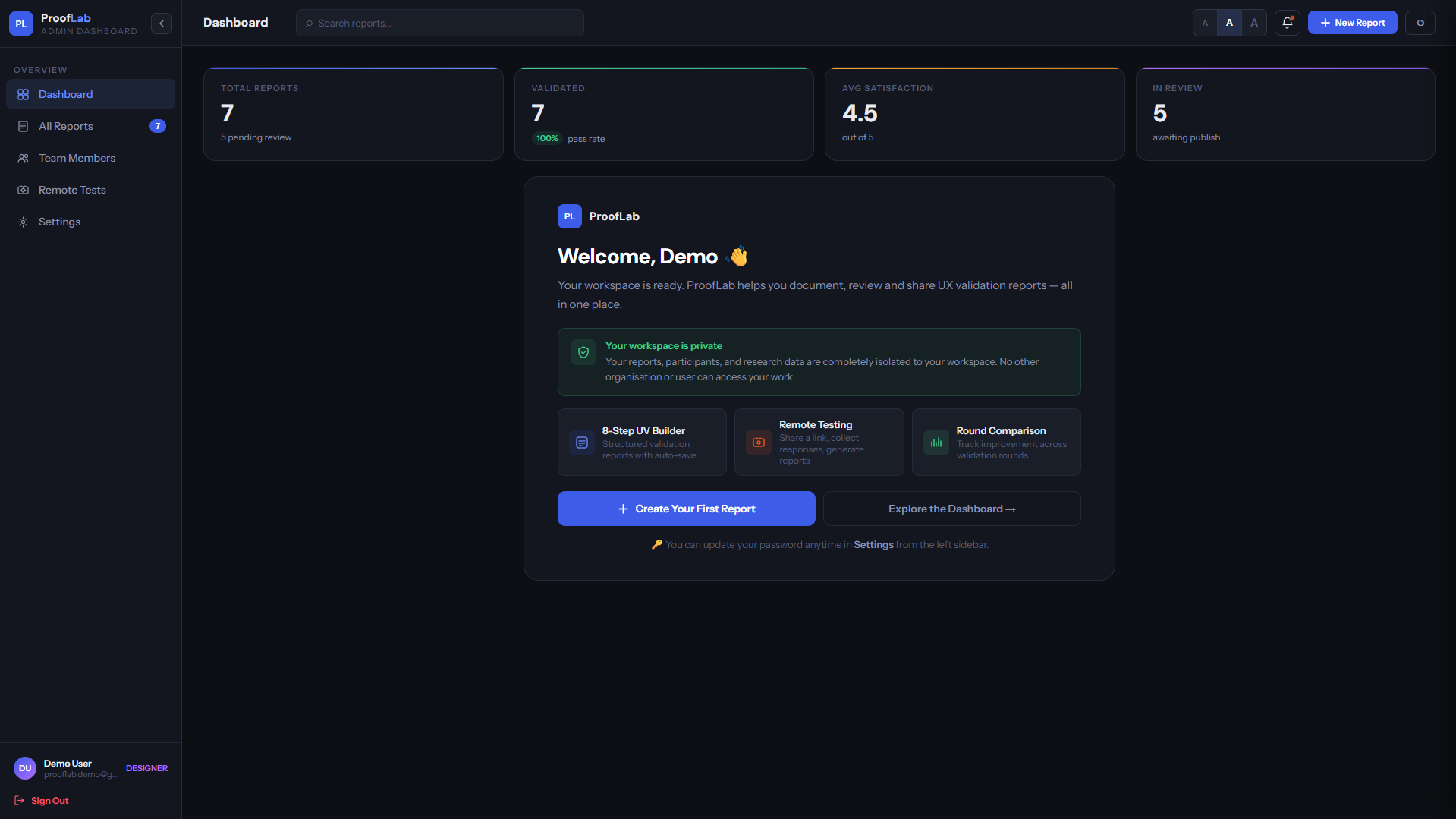 Dashboard